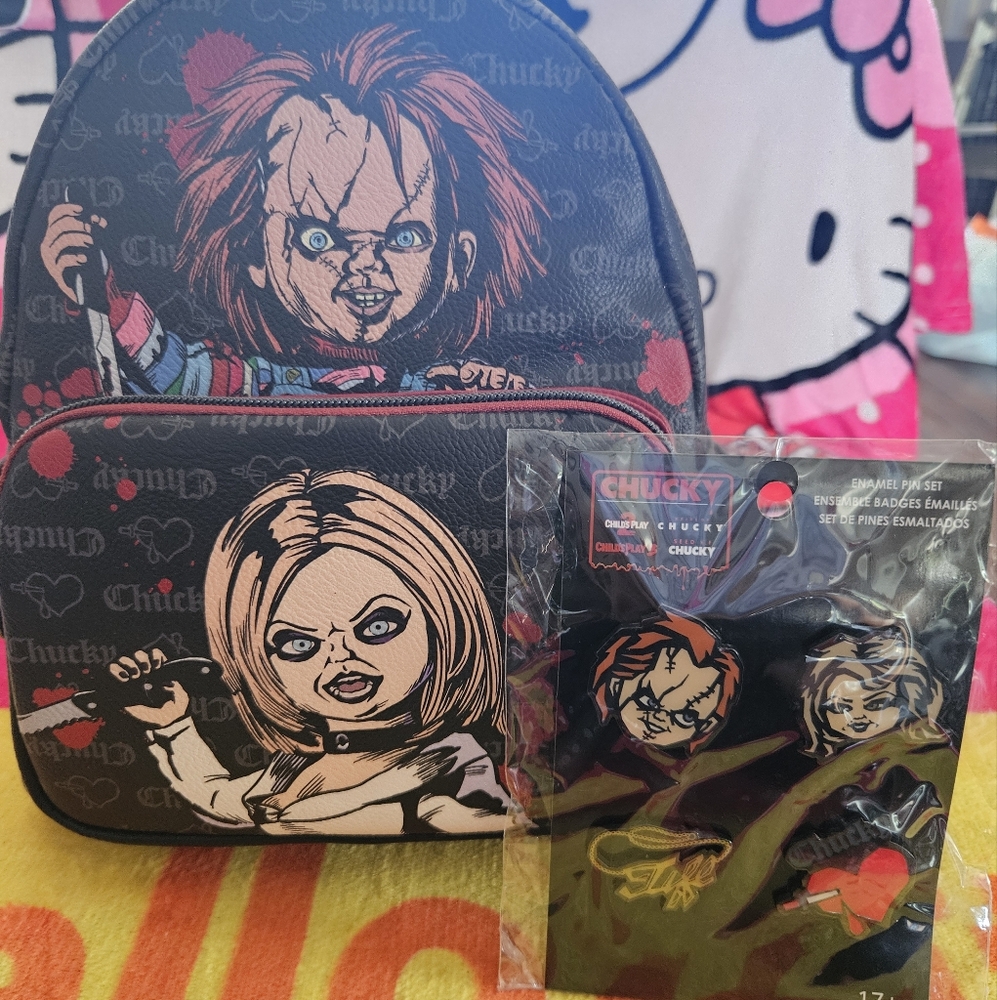 FUNKO CHUCKY Backpack & Enamel Pins
